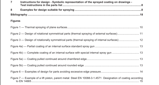 BS EN 15520:2007 - Thermal spraying — Recommendations for constructional design of components with thermally sprayed coatings