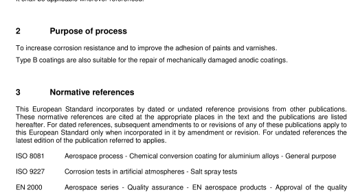 BS EN 2437:2002 - Chromate conversion coatings (yellow) for aluminium and aluminium alloys