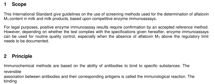 BS EN ISO 14675:2003 - Milk and milk products — Guidelines for a standardized description of competitive enzyme immunoassays — Determination of aflatoxin M 1 content