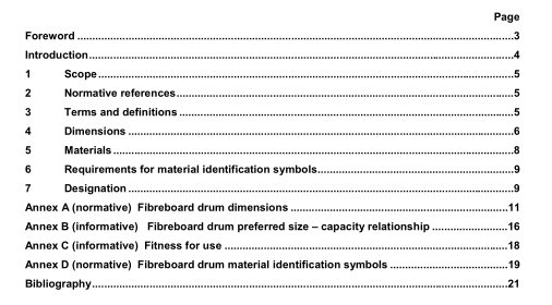 EN 14768:2005 - Fibreboard drums - Removable head (open head) drums with slip on lids with a nominal capacity of 5 l to 600 l