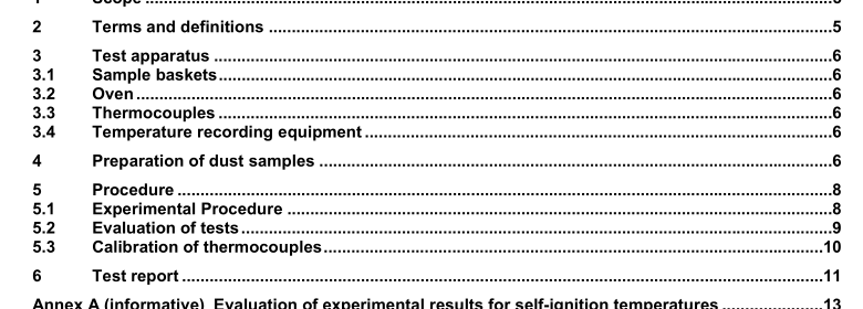 EN 15188:2007 - Determination of the spontaneous ignition behaviour of dust accumulations