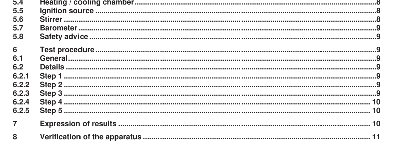 EN 15794:2009 - Determination of explosion points of flammable liquids